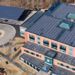 Oyster River Middle School Aerial courtesy of ReVision Energy